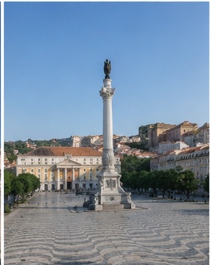 Praça do Comércio à Lisbonne, grande place lumineuse au bord du Tage pour un reportage mariage.