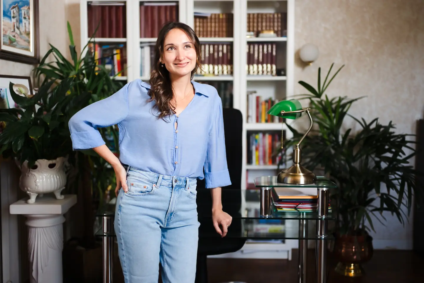 Portrait professionnel cohérent d’une collaboratrice réalisé à Limoges