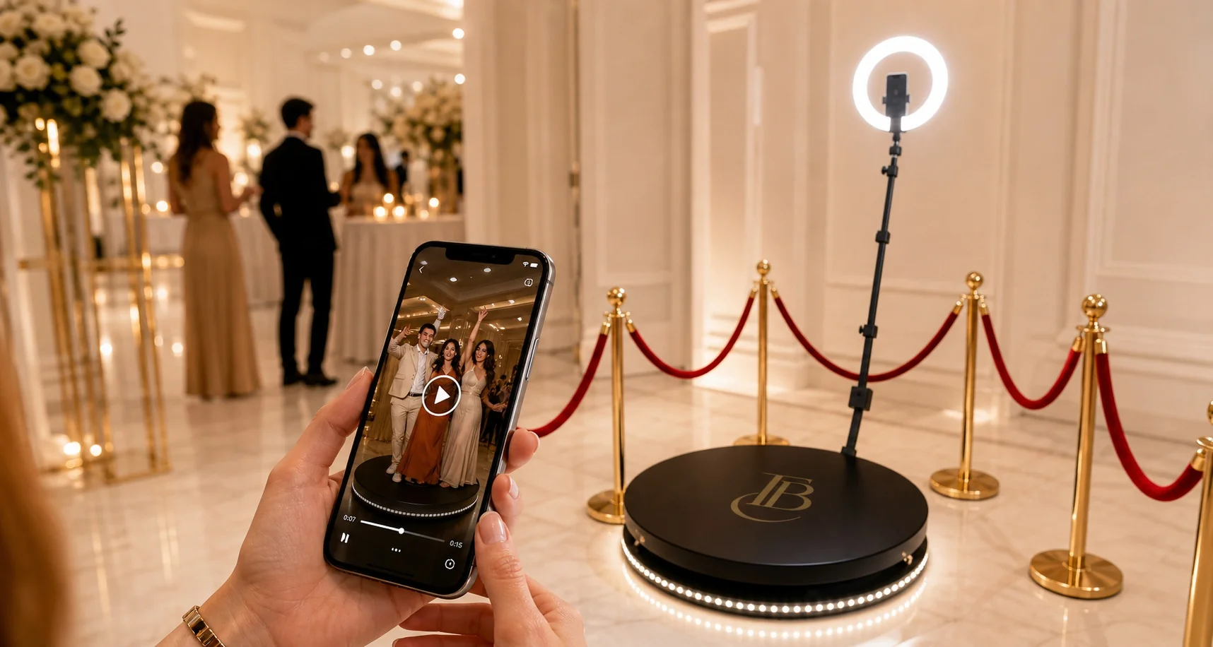 Plateforme vidéo 360 et aperçu d’une vidéo sur un téléphone